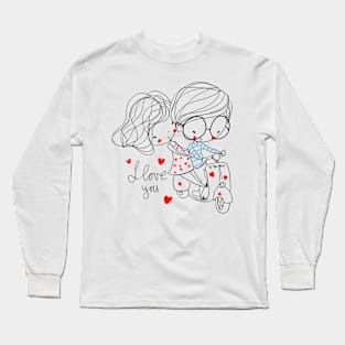 I love you to the moon Long Sleeve T-Shirt